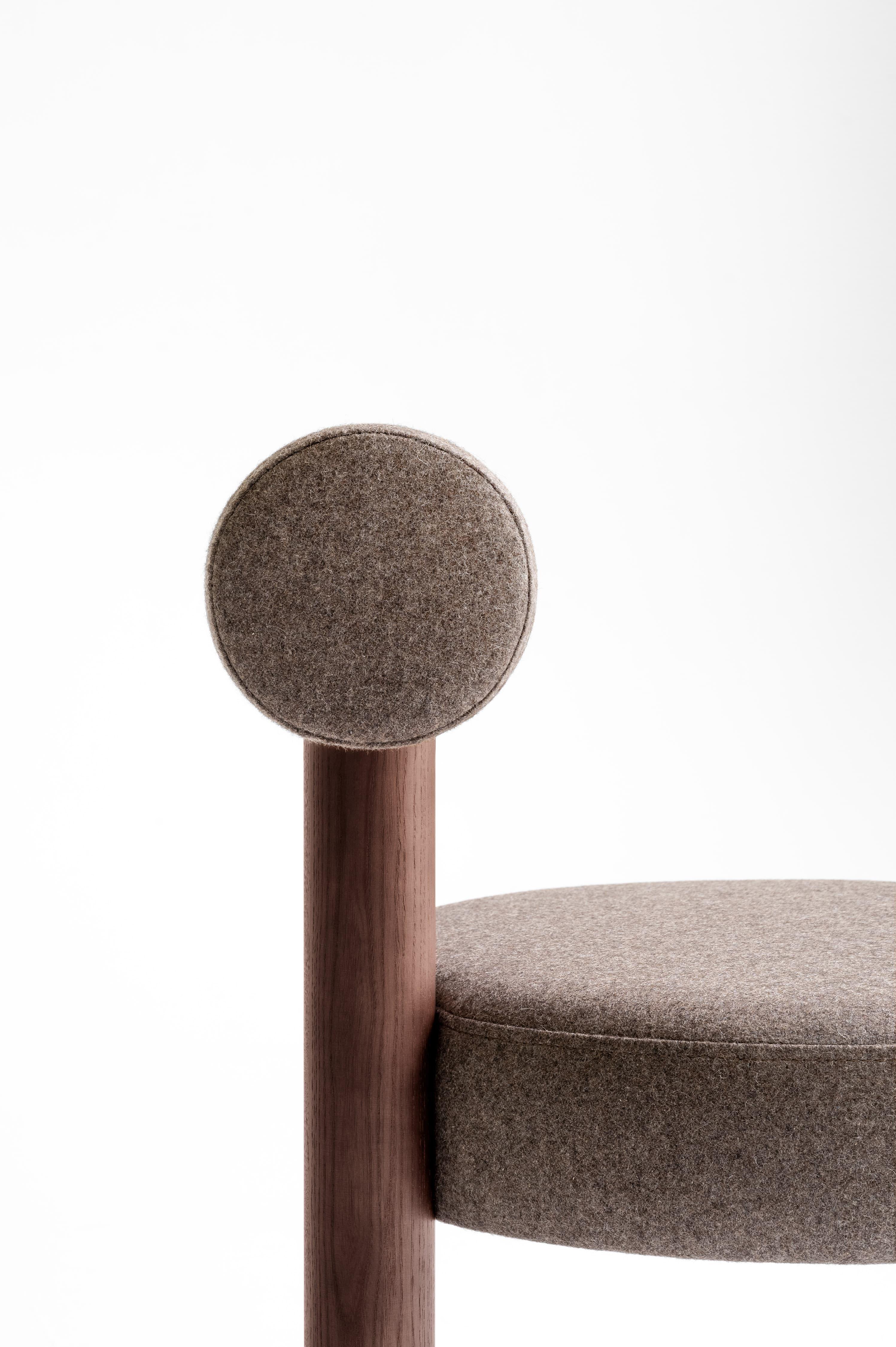 Contemporary Bar Chair Gropius CS2 von NOOM, 75 cm, Black Synergy im Angebot 10