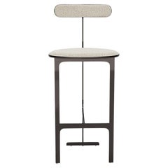 Contemporary Bar Stool 'Park Place' by Man of Parts, 75 cm, Dedar, Karakorum 001