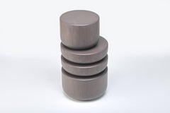 Contemporary Barro Drink Table, Cypress Gray by Labrica