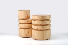 Zeitgenössischer Barro-Beistelltisch, Zypresse von Labrica