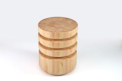 Contemporary Barro Side Table, Cypress by Labrica