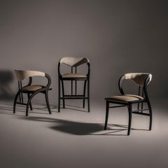 Contemporary Barstool Featuring Ash Wood Structure