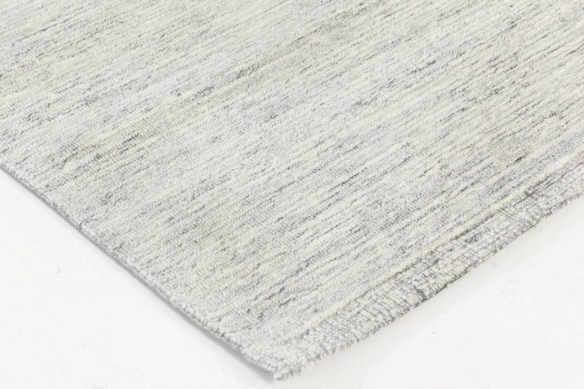 Contemporary Bauer Collection Grey Handmade Wool Rug by Doris Leslie Blau Indio en venta