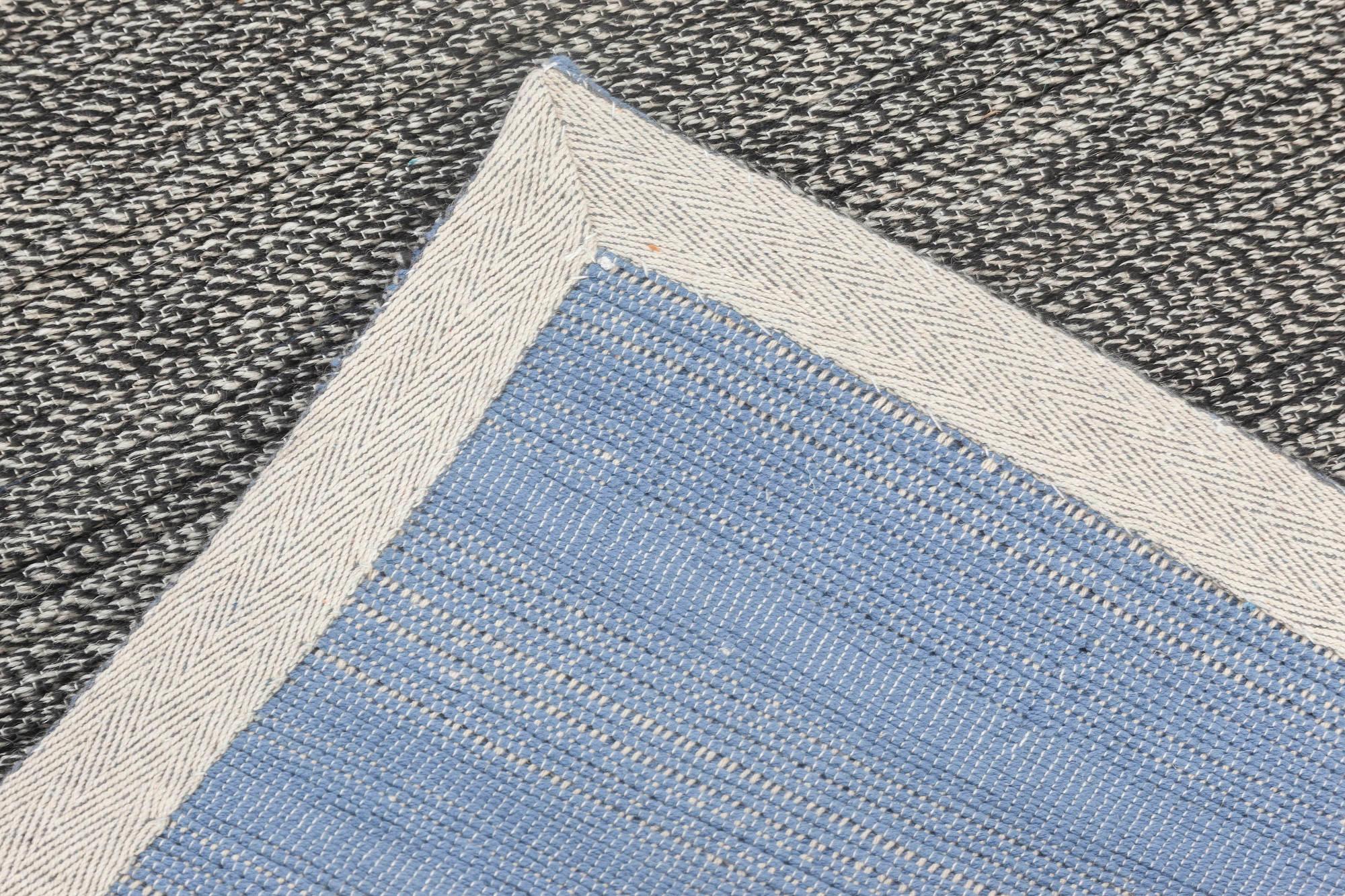 Contemporary Bauer Minimalist Handmade Wool Rug by Doris Leslie Blau en Nuevo estado para la venta en New York, NY