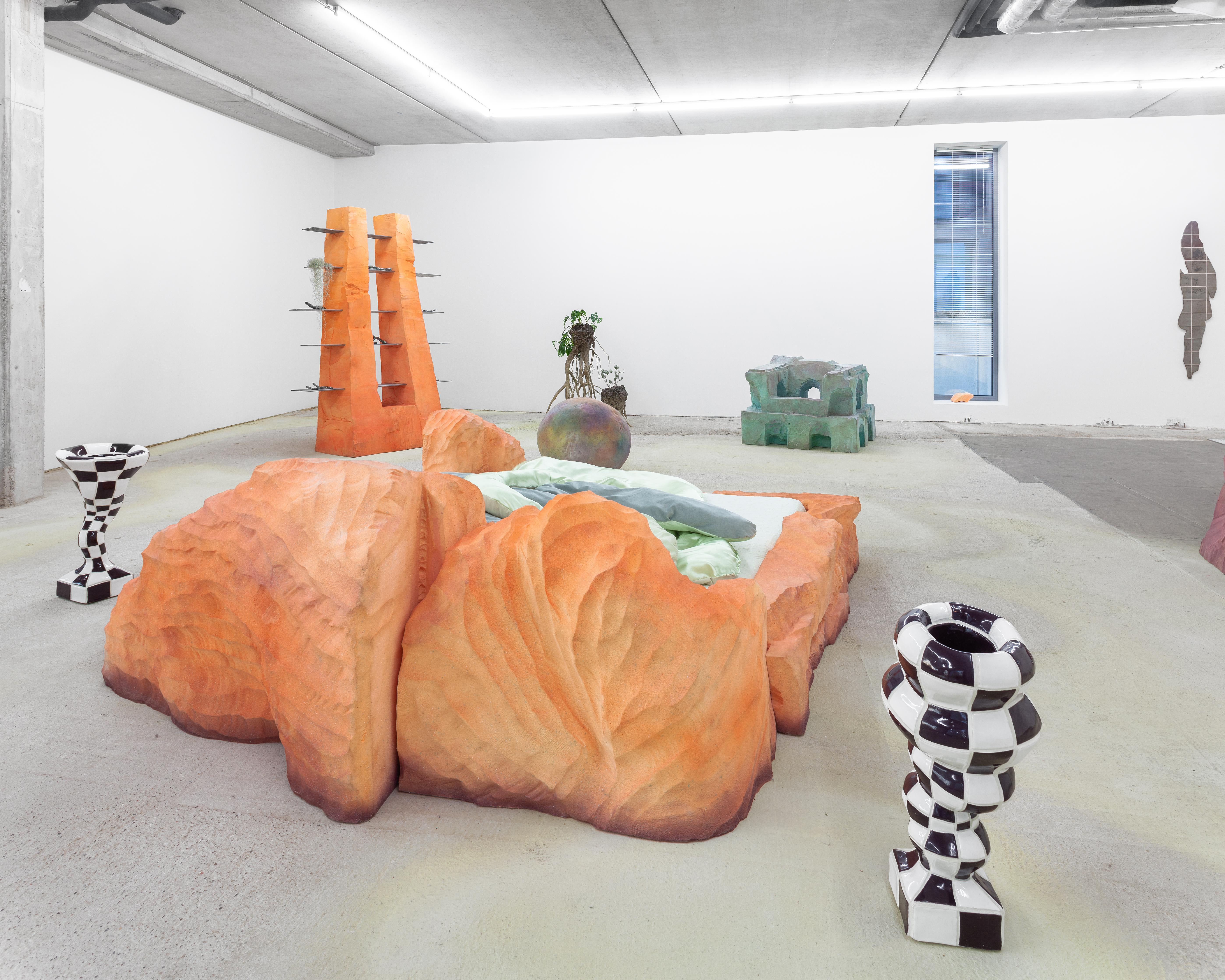 Contemporary bed; Sectional bed, touche-touche, France, 2020.

Epidrome is a contemporary functional art object created by the duo touche-touche. The one of a kind item was part of the solo exhibition in Everyday Gallery named 'Softalism'.

The