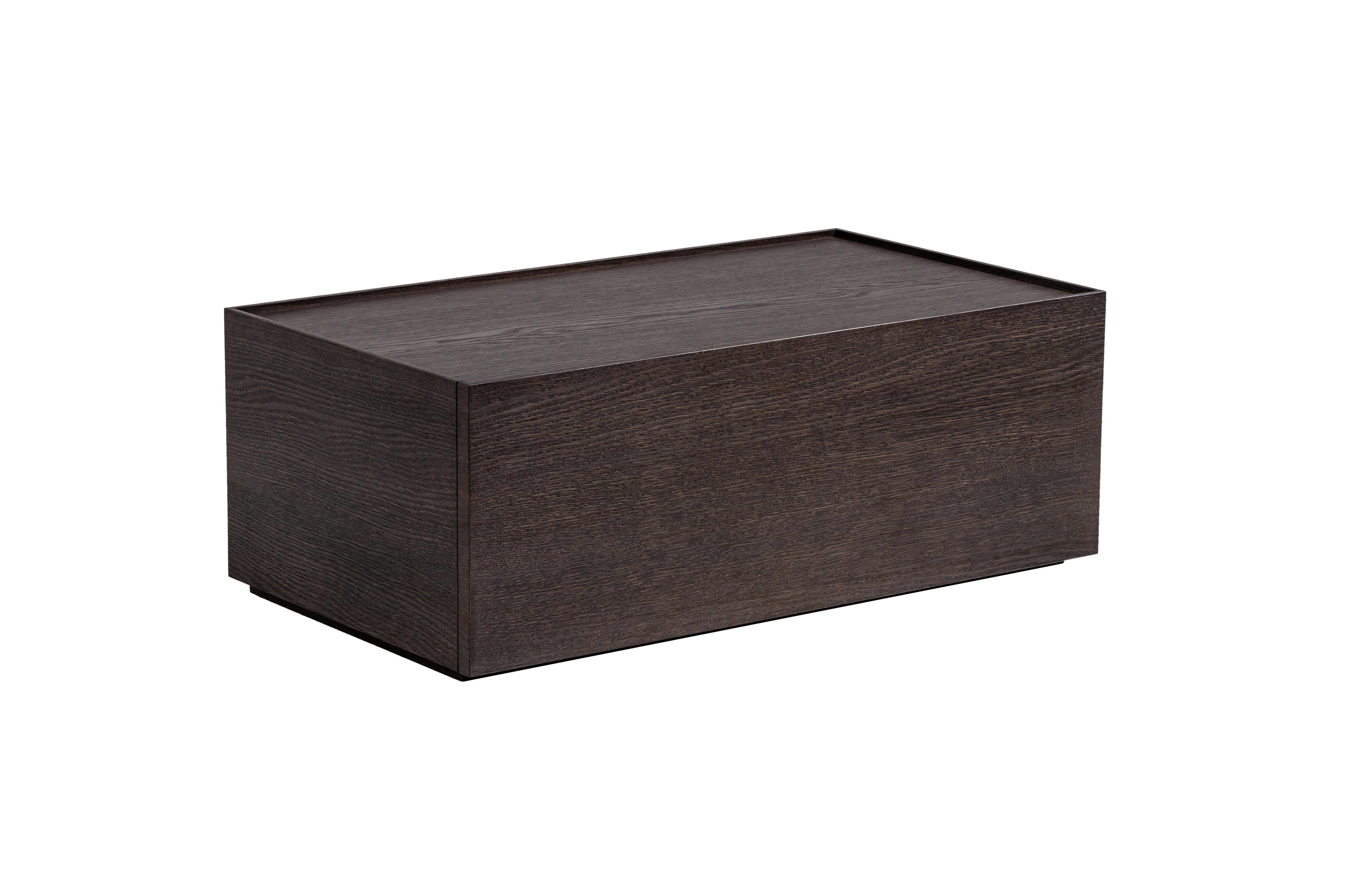 Contemporary Nachttisch 'Minimalista' aus Holz von Palo Nero im Angebot 2
