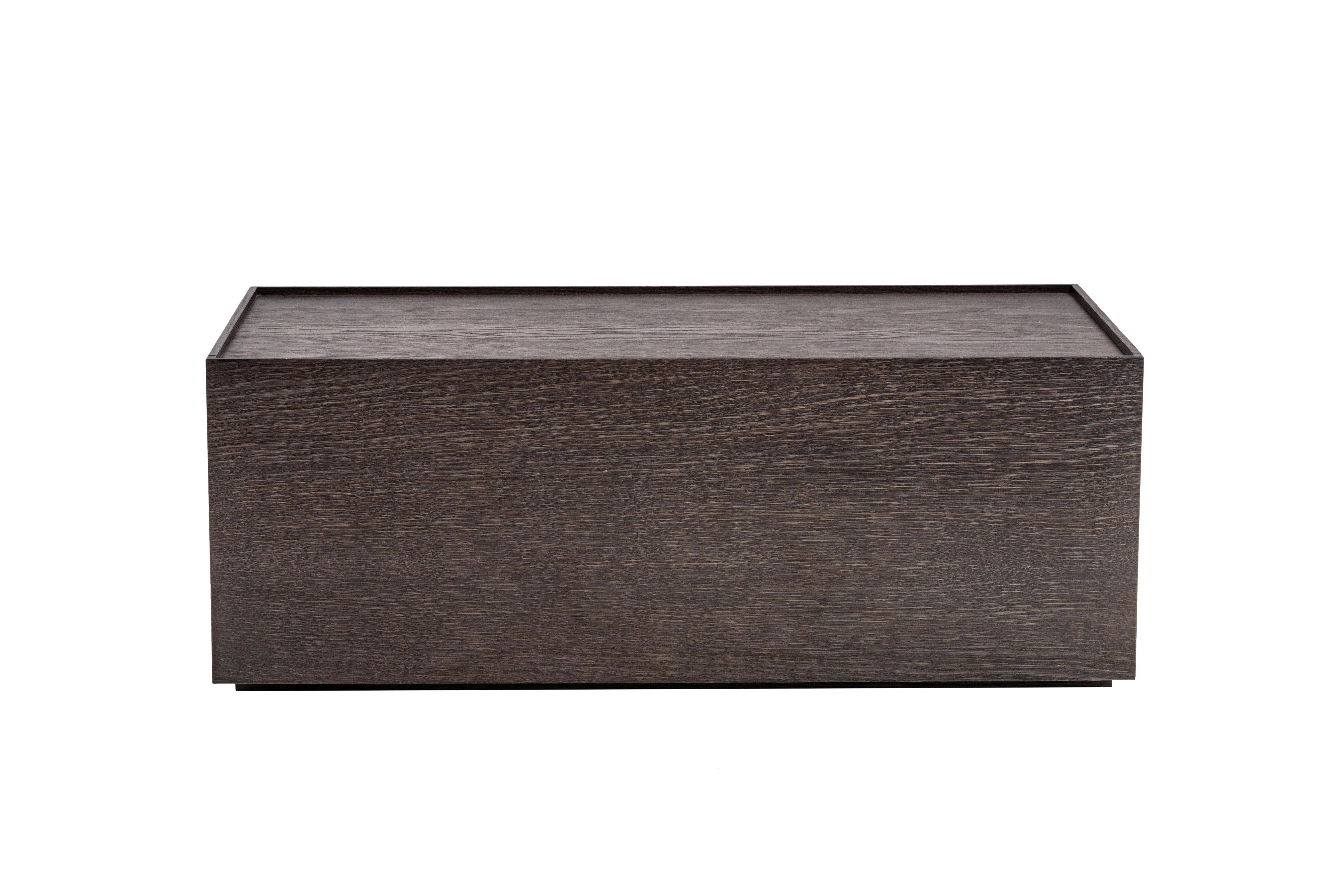 Contemporary Nachttisch 'Minimalista' aus Holz von Palo Nero im Angebot 4