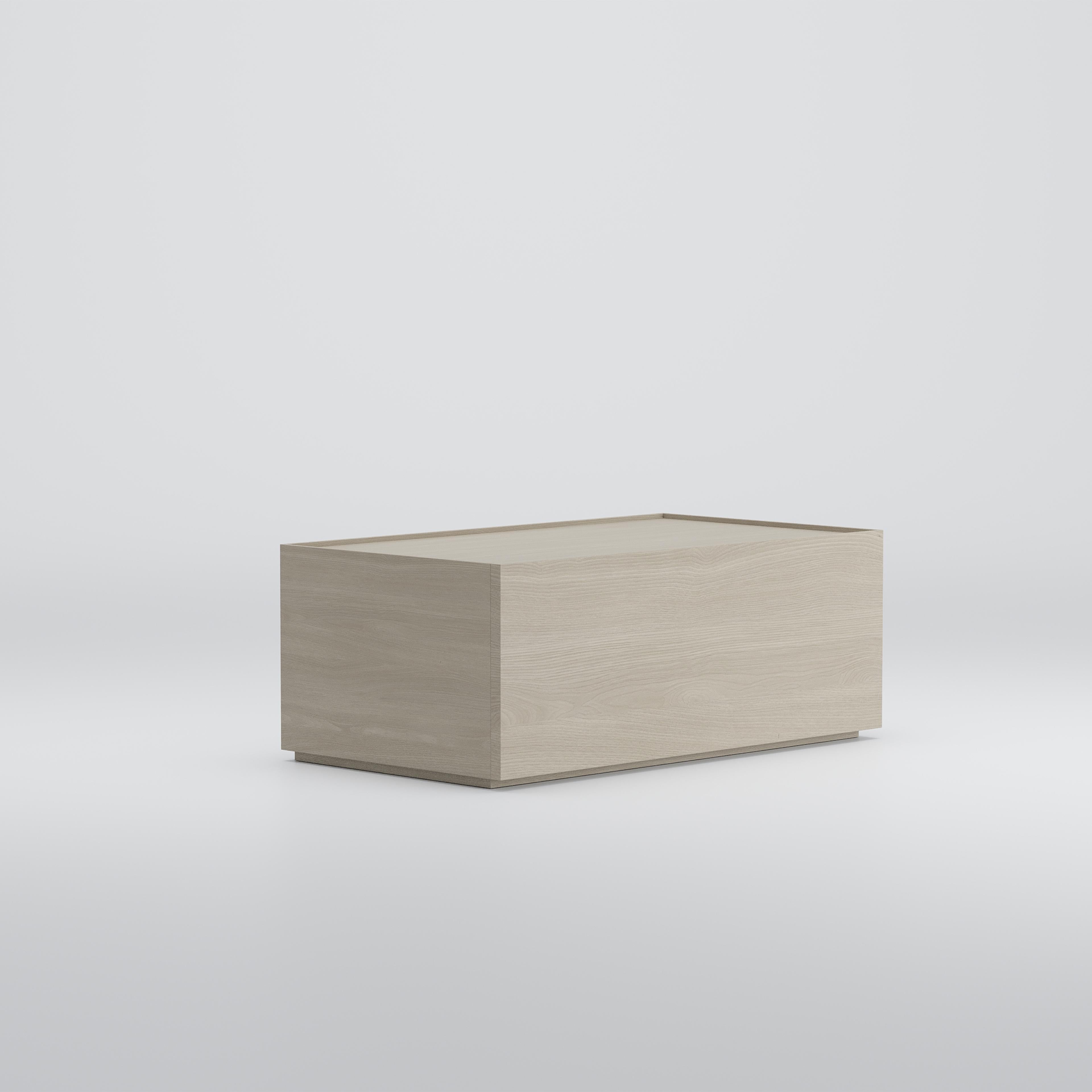 Contemporary Nachttisch 'Minimalista' aus Holz von Palo Nero im Zustand „Neu“ im Angebot in Valencia, ES