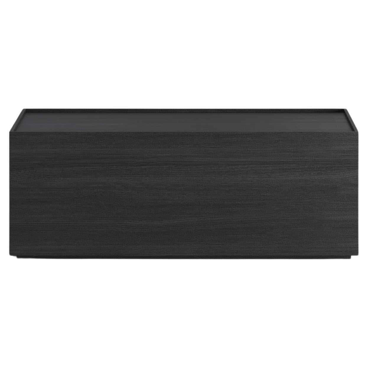 Contemporary Nachttisch 'Minimalista' aus Holz von Palo Nero im Angebot