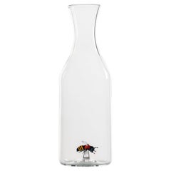 Contemporary Biene mundgeblasenes Glas Flasche Honey Frühling Tier fliegen niedlich verspielt