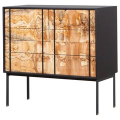 Contemporary Beech and Bronze Sideboard by Johannes Hock 'l'
