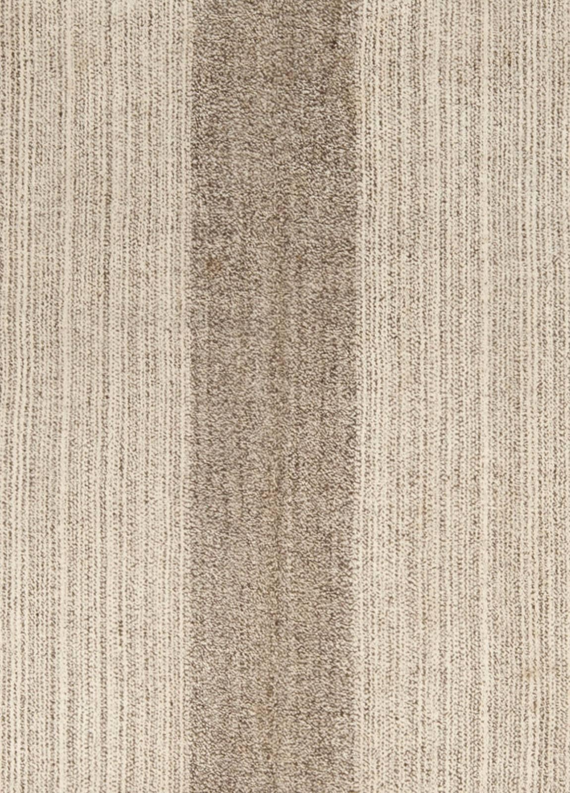 Contemporary beige and brown Persian Kilim wool rug by Doris Leslie Blau.
Size: 7'8