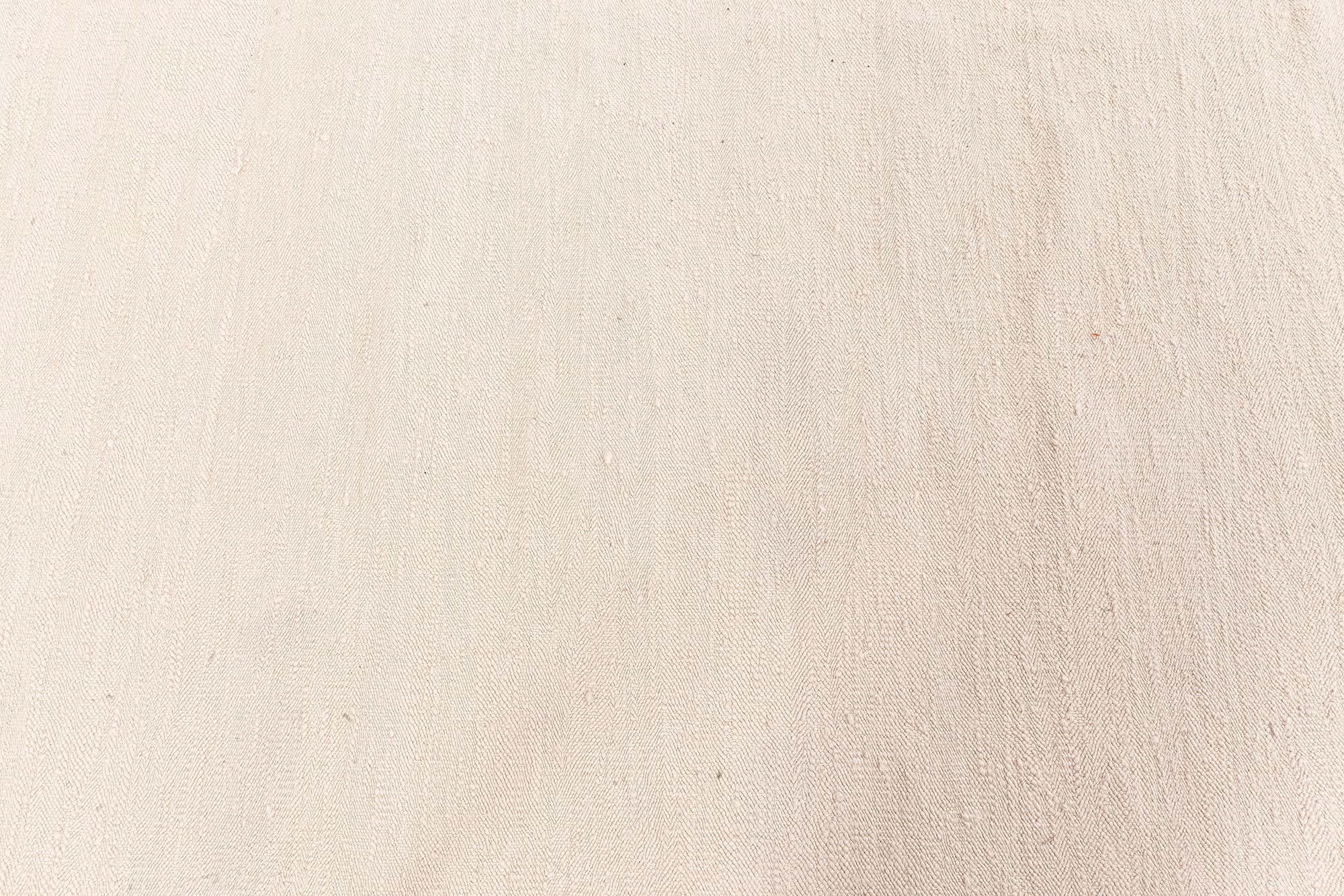Zeitgenössischer Flachgewebe-Teppich in Beige von Doris Leslie Blau
Größe: 11'6