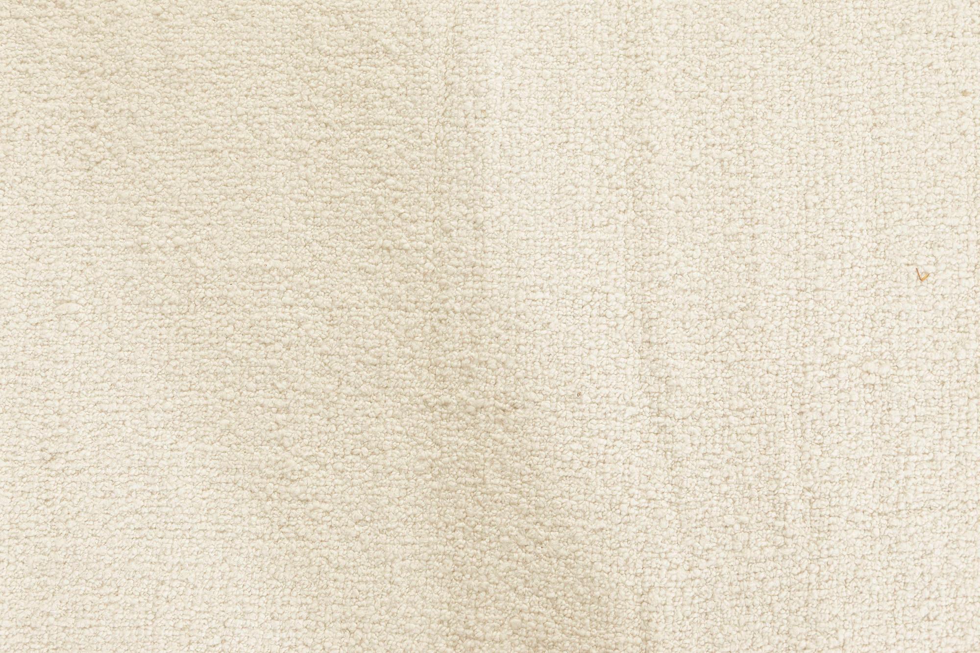 Zeitgenössischer Flachgewebe-Teppich in Beige von Doris Leslie Blau (Handgewebt) im Angebot