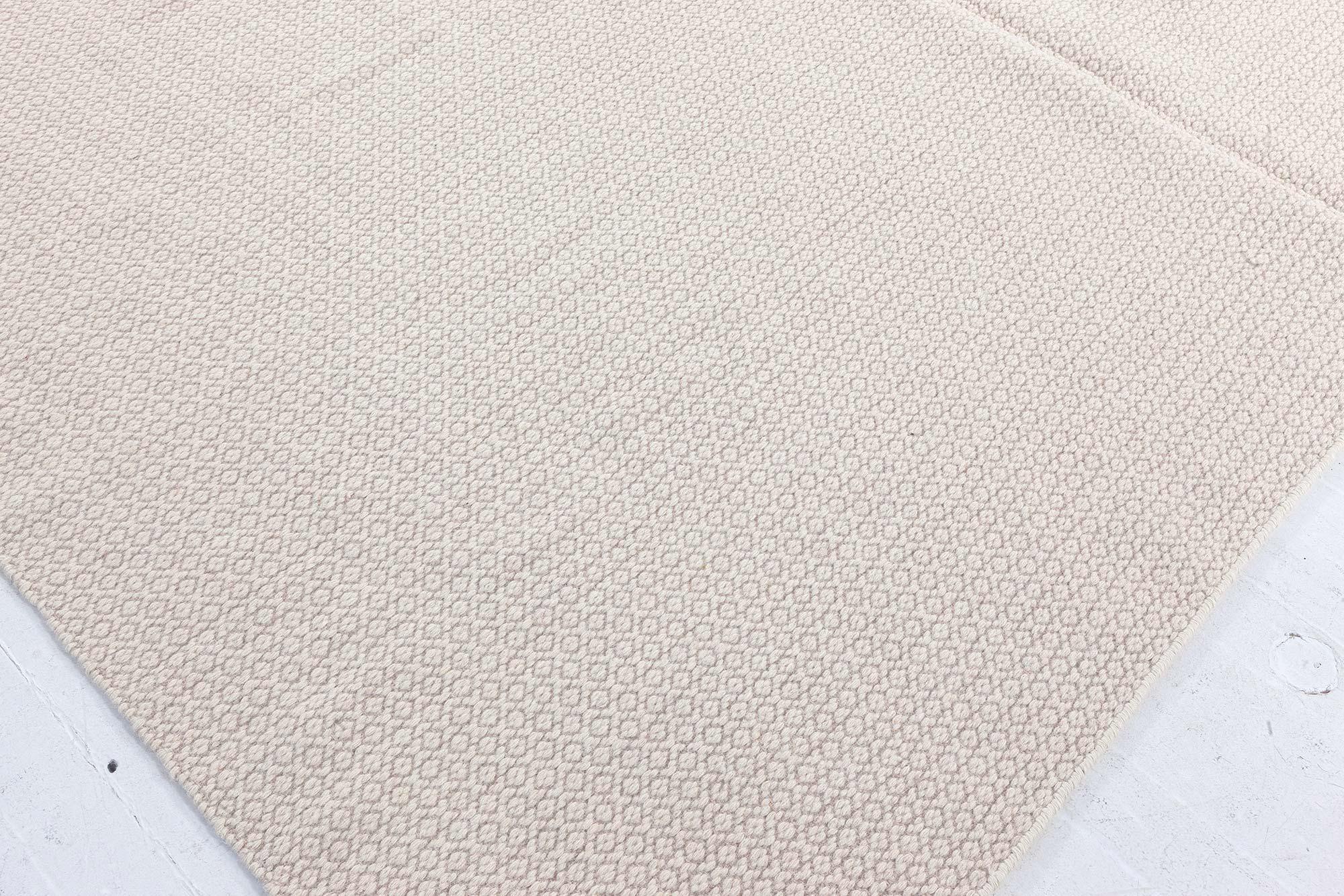 Contemporary Beige Flat-Weave Wool Rug by Doris Leslie Blau For Sale 1