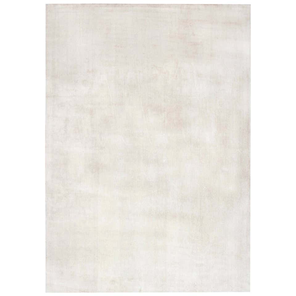 Beige Contemporary Felted Handmade Wool Rug by Apadana For Sale at 1stDibs