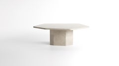 Contemporary Beige Palmer 217 cm long Dining Table by Armand & Francine