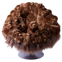 Contemporary Belgium Limited Edition "Grizzly" Chair by AP Collection