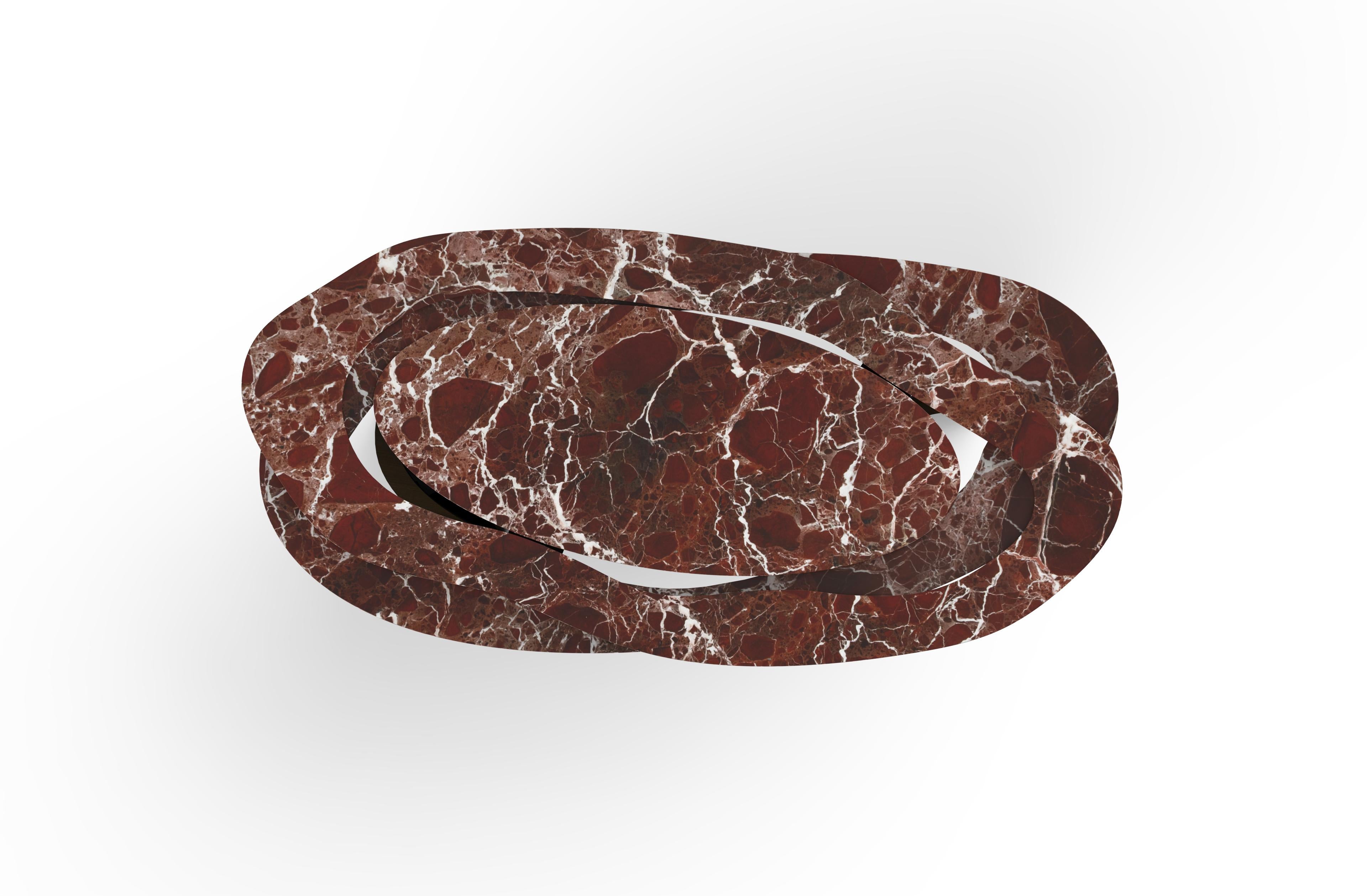 Mid-Century Modern Benagil Coffee Table, Contemporary Collection, Handcrafted in Portugal - Europe by Greenapple.

The Benagil marble coffee table is a masterful expression of craftsmanship, where delicate precision meets exclusive design. Inspired