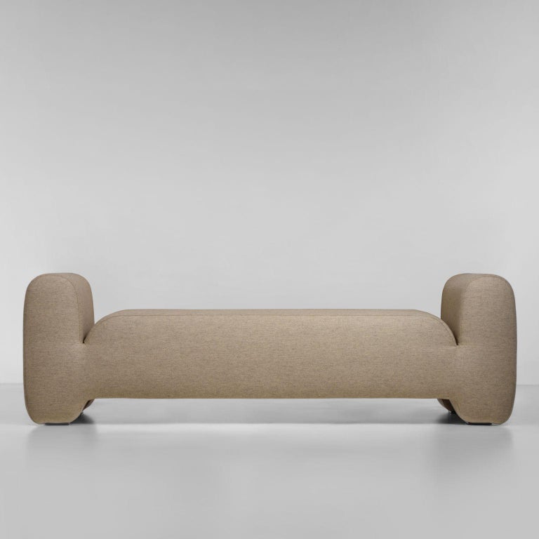 Contemporary bench by Faina.
Design: Victoriya Yakusha.
Material: Textiles, foam rubber, sintepon, wood, plywood.
Dimensions: 62 x 180 x 55 cm.
Weight: 27 kg.
   

In search of new-old design messages, Victoria Yakusha conducted a study of