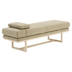 Contemporary Bench Featuring a Small Cushion