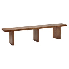 Contemporary Bench in Walnut 'Solid' by Atelier 365 x Valerie Objects, Large