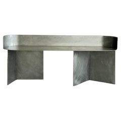 Contemporary Bench Stainless Steel Aspe 180