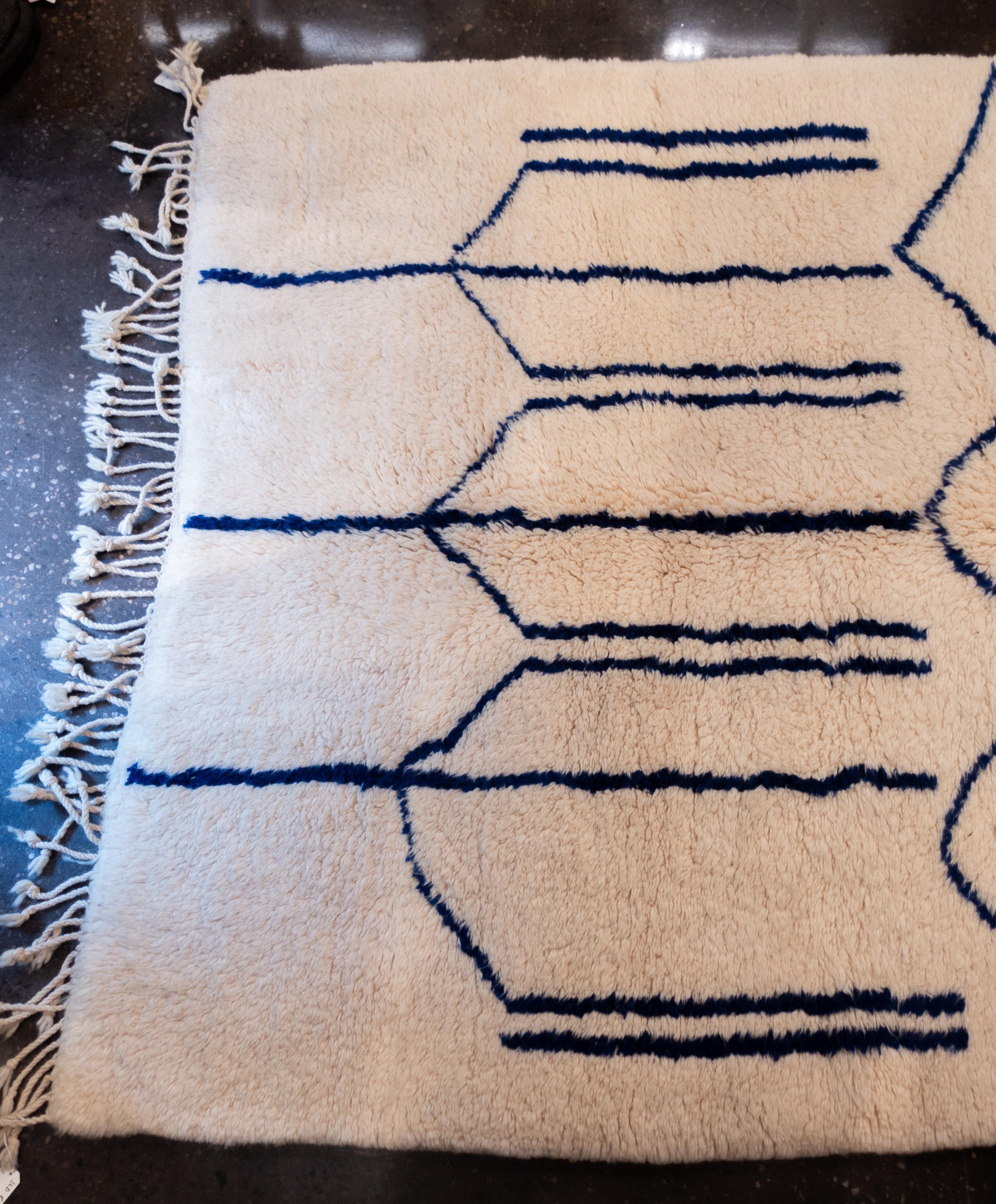 Contemporary Beni Ouarain Moroccan Berber Rug Designed by Jean Louis Deniot In New Condition In New York, NY
