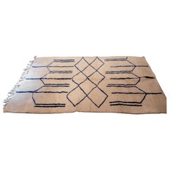 Contemporary Beni Ouarain Moroccan Berber Rug Designed by Jean Louis Deniot
