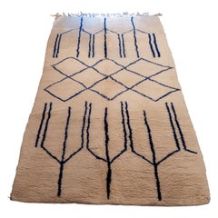 Contemporary Beni Ouarain Moroccan Berber Rug Designed by Jean Louis Deniot