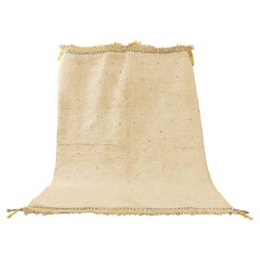 Contemporary Beni Ourain Moroccan Berber Rug tiny dots colorful dots pastel