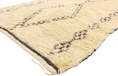 Organic Modern Beni Ourain Moroccan Rug