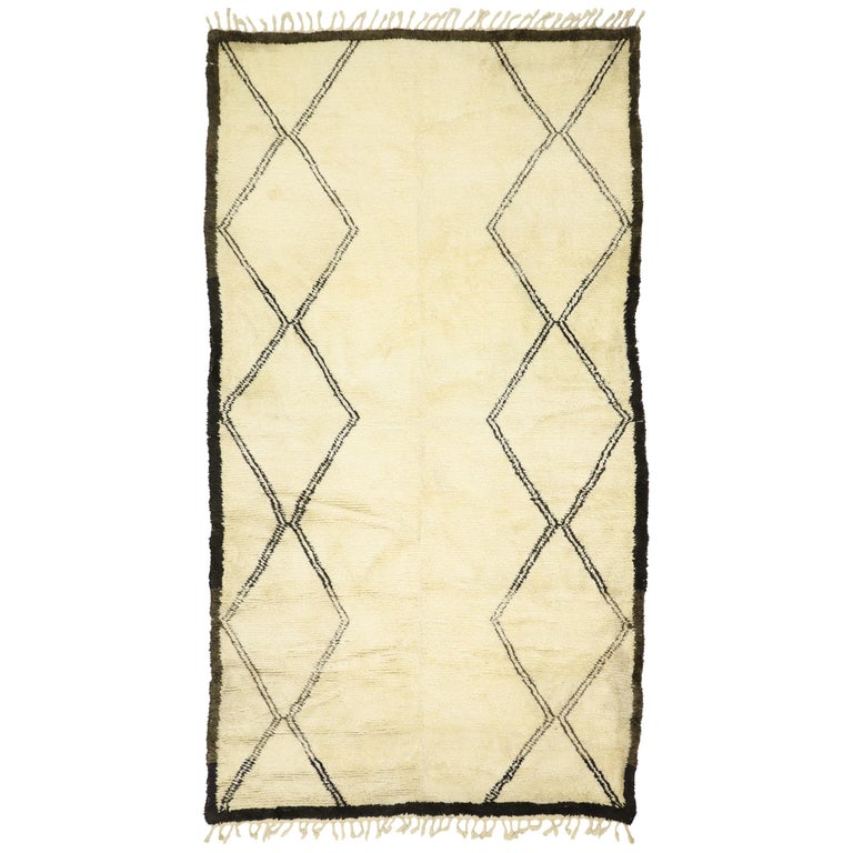 Beni Ourain Moroccan Rug For Sale at 1stDibs