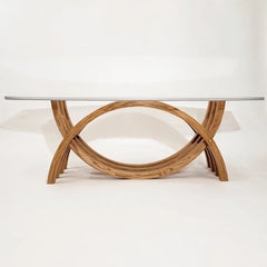 Mesa baja contemporánea de madera curvada por Jason Robinson