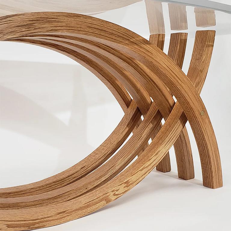 Américain Table basse contemporaine en Bent Wood par Jason Robinson en vente