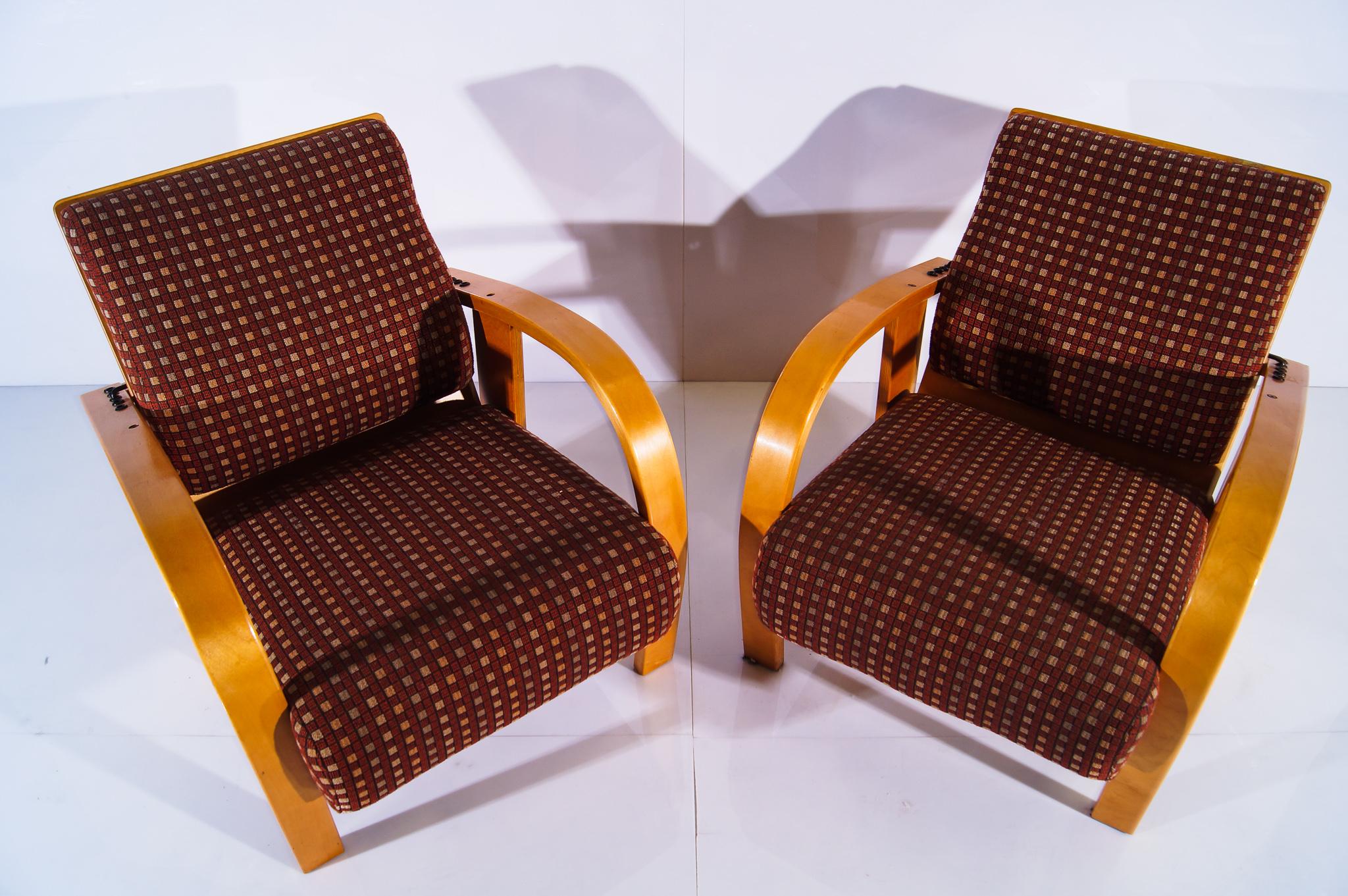 Contemporary Bentwood Arm Chairs 3
