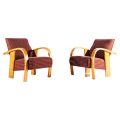 Vintage Contemporary Bentwood Arm Chairs