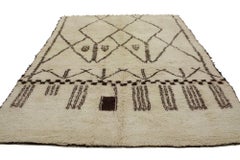 Contemporary Berber Moroccan Rug with Modern Bauhaus Style