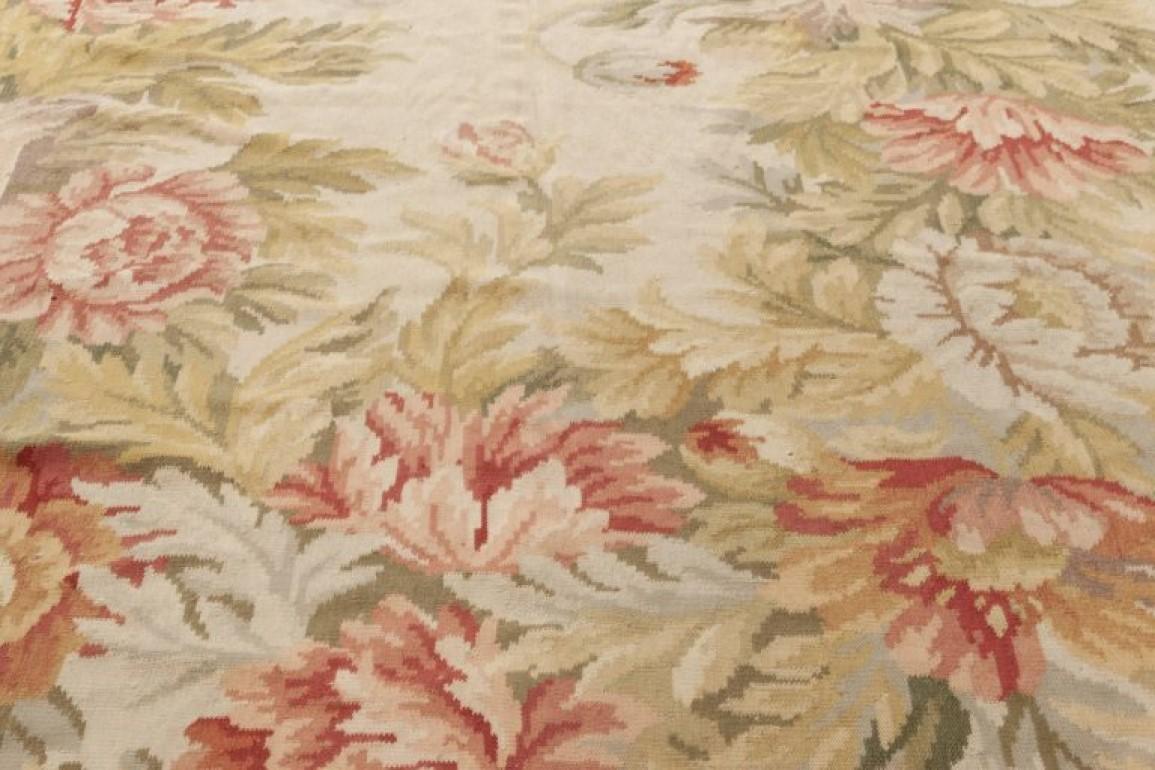 Handgefertigter Wollteppich im Bessarabischen Design von Doris Leslie Blau (Handgeknüpft) im Angebot