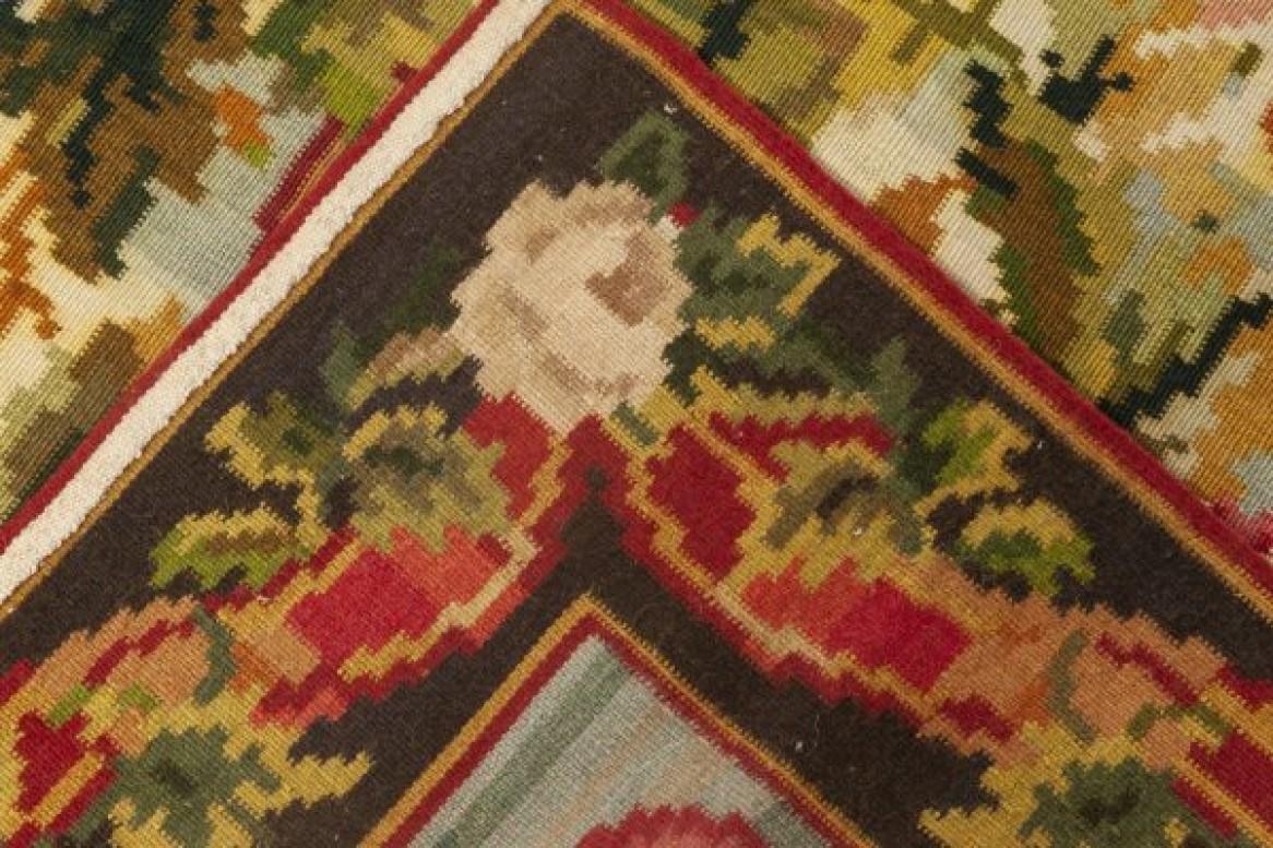 Contemporary Bessarabian Design Handmade Wool Rug by Doris Leslie Blau For Sale 1