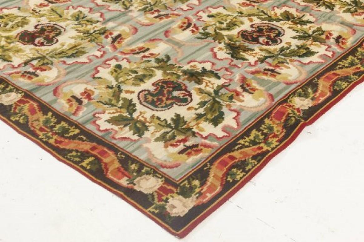 XXI secolo e contemporaneo Tappeto in lana fatto a mano dal design bessarabiano contemporaneo di Doris Leslie Blau in vendita