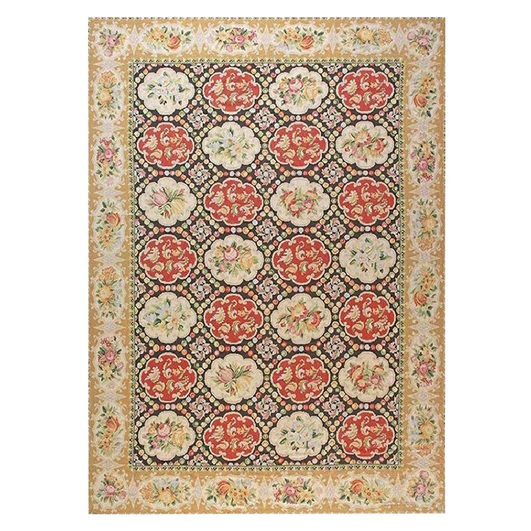 Contemporary Bessarabian Floral Design Wool Rug by Doris Leslie Blau