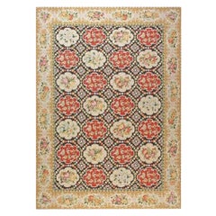 Contemporary Bessarabian Floral Design Wool Rug by Doris Leslie Blau