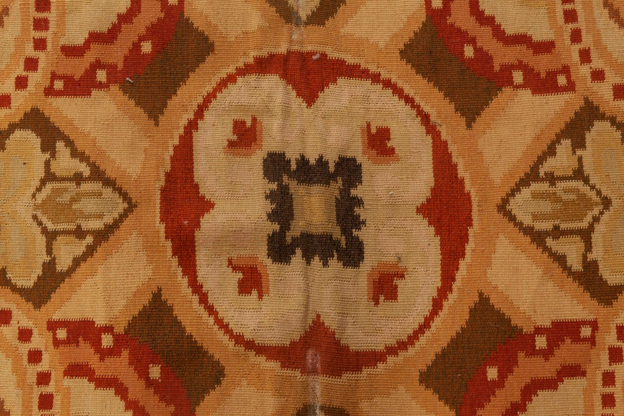 Chinese Contemporary Bessarabian Inspired Design Handmade Rug by Doris Leslie Blau For Sale