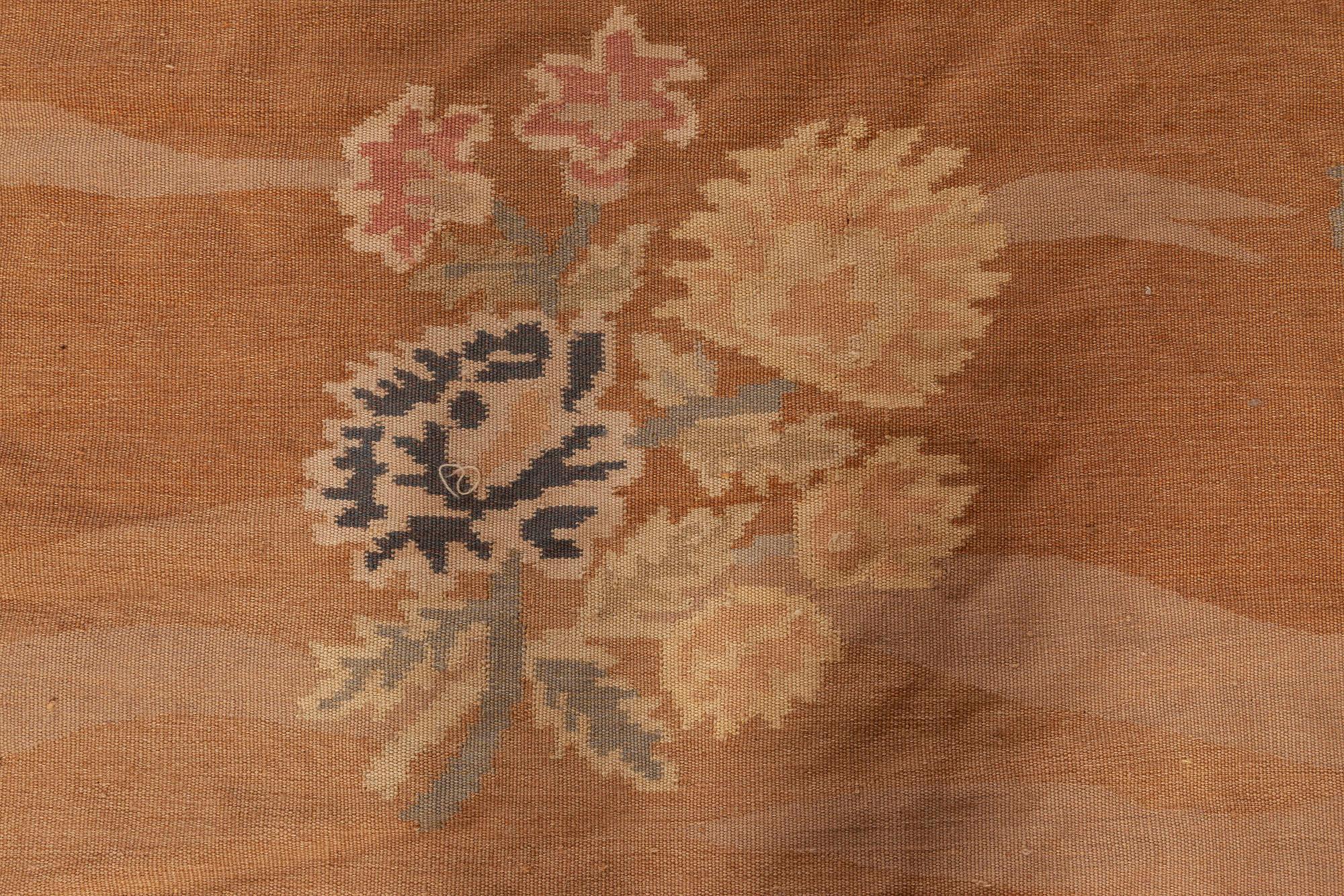 Hand-Knotted Contemporary Bessarabian Style Floral Handmade Wool Rug by Doris Leslie Blau For Sale