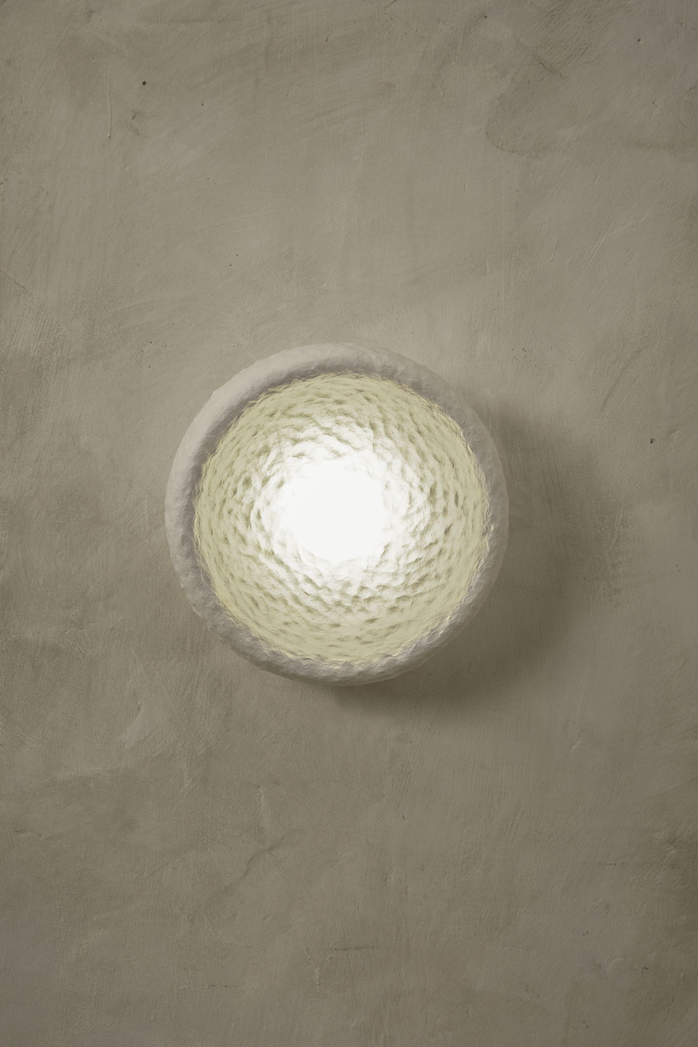 Organic Modern Contemporary Big Wall Lamp by Faina For Sale
