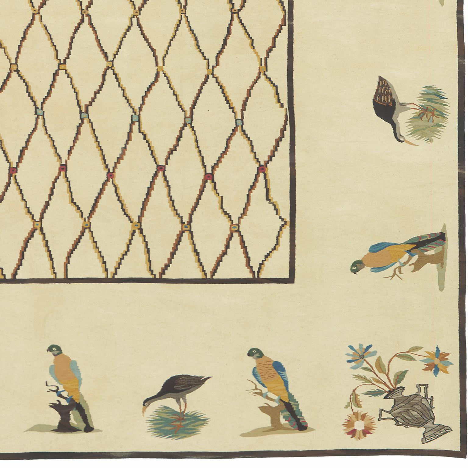 Tissé à la main Tapis contemporain tissé à la main 