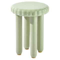 Contemporary 'Biscotto' Ceramic Stool/Side Table in Macaron by Studio Yellowdot