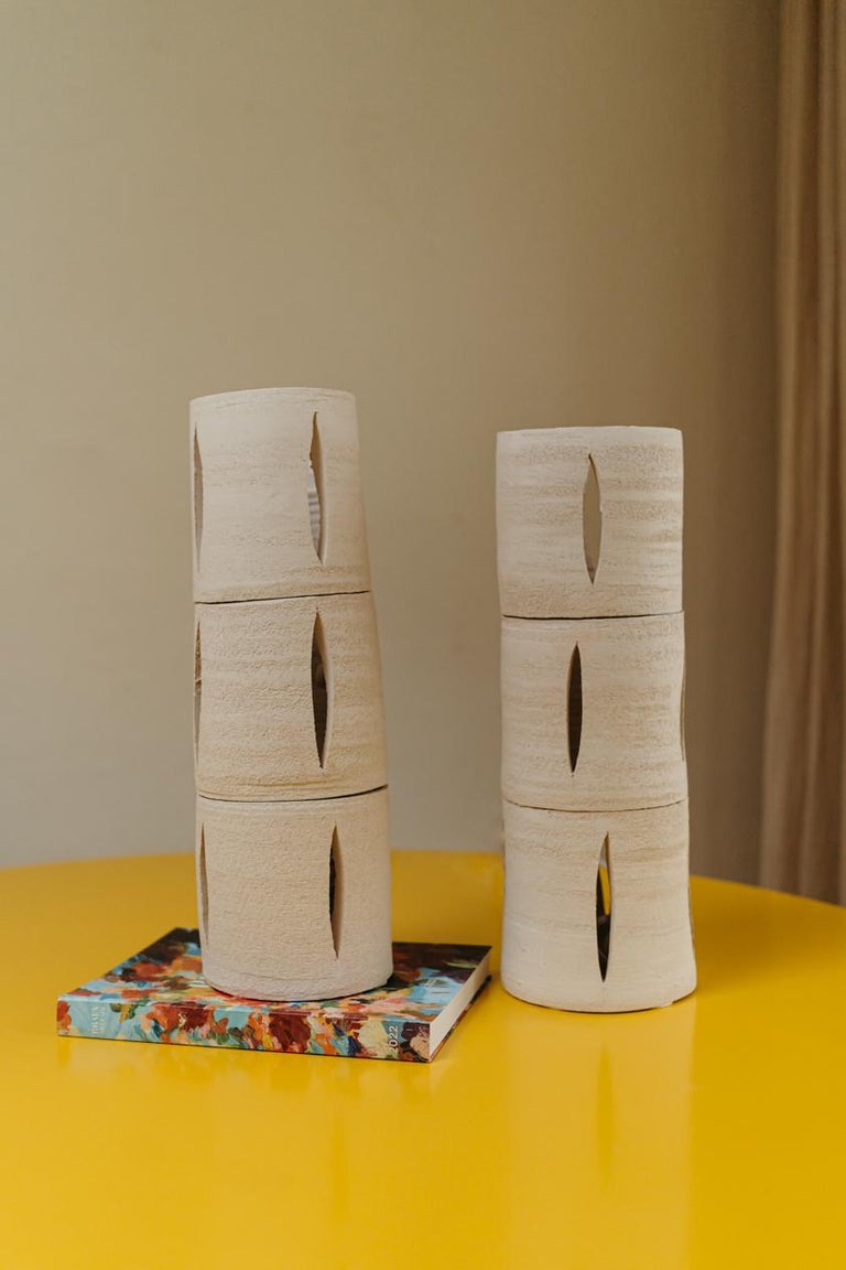 Contemporary Bisque Ceramic Table Lamps For Sale at 1stDibs