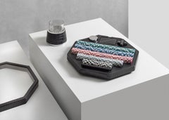 Jeu de poker contemporain en crocodile noir